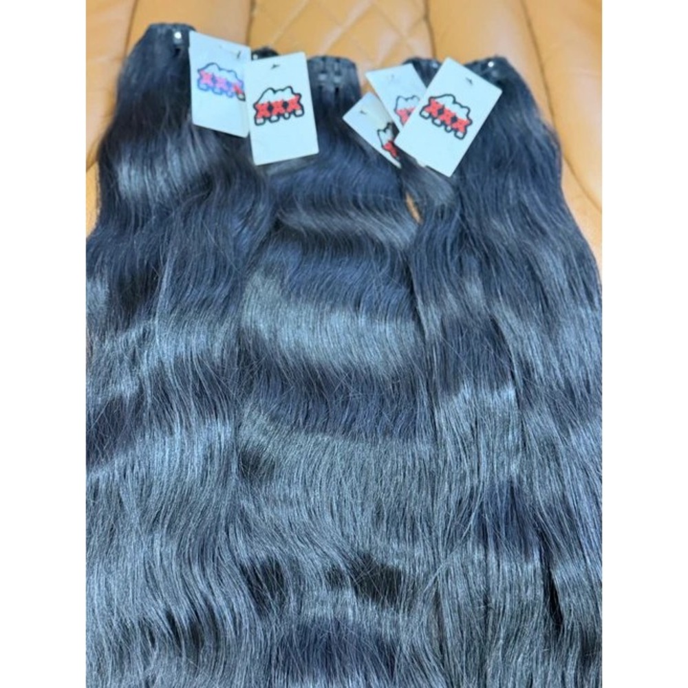 30" Raw Natural Wavy Straight Hair Bundle - Picture 3 of 4